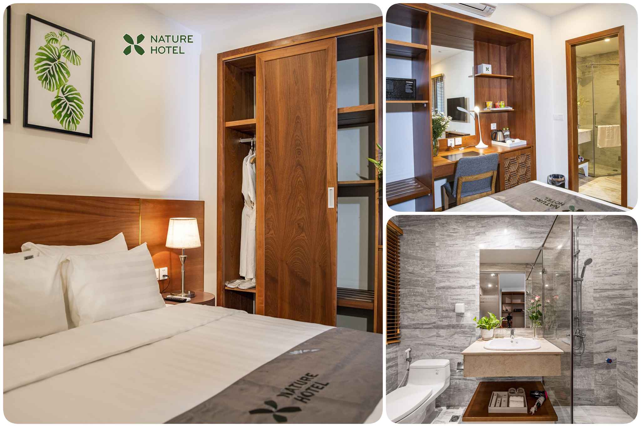 Phòng deluxe giường đôi tại The Nature Hà Nội 